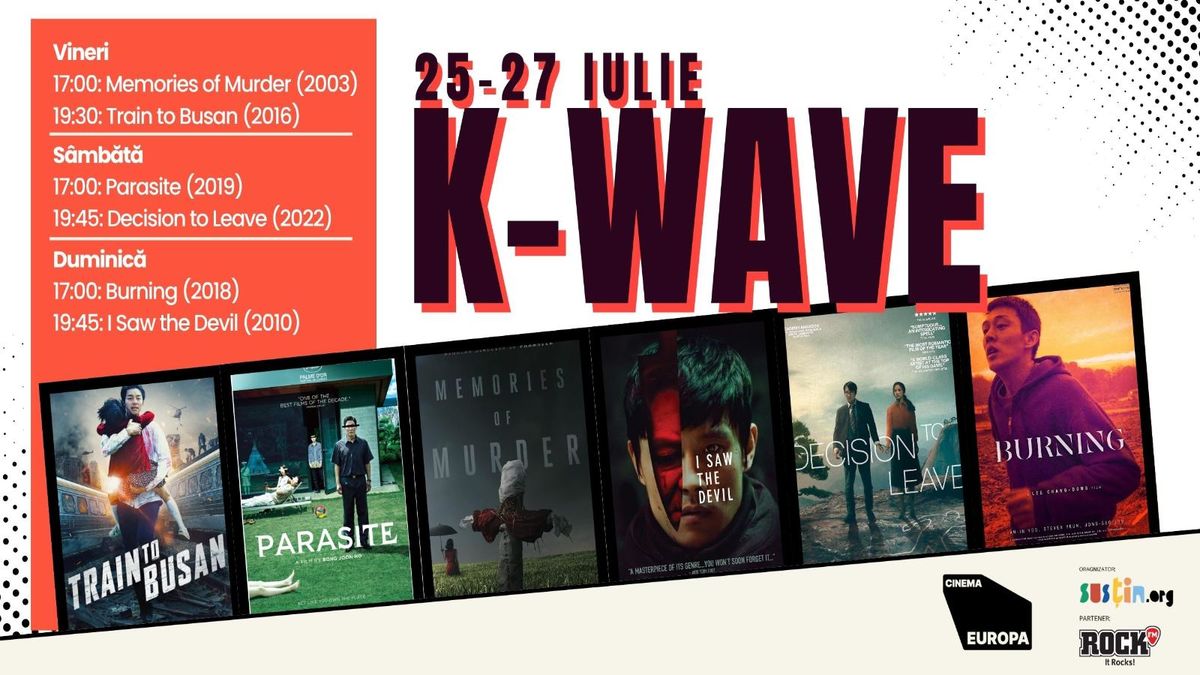 Bilete K-Cinema Shockwave @ Cinema Europa – Crime, Karma &amp; Kimchi -  25-27 iul - Cinema Europa - iaBilet.ro