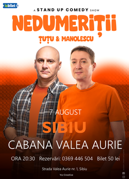 Sibiu: Stand-up Comedy - Dan Tutu si Cristi Manolescu