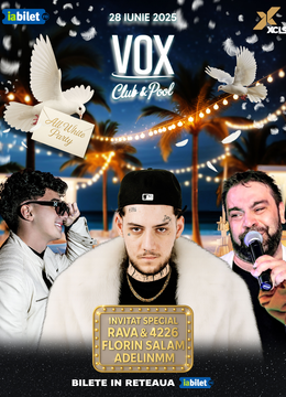 Costinesti: All White Party Florin Salam, Rava & 4226, AdelinMM