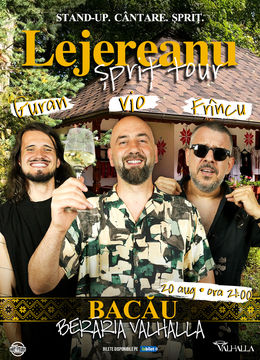 Bacau: Stand Up Comedy Show Vio, Frîncu și Guran - Lejereanu Spriț Tour