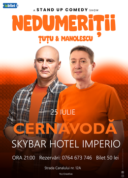 Cernavoda: Stand-up Comedy - Dan Tutu si Cristi Manolescu