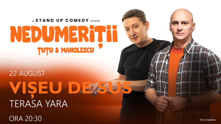 Viseu de Sus: Stand-up Comedy - Dan Tutu si Cristi Manolescu