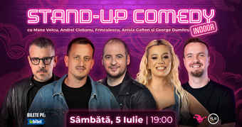 The Fool: Stand-up comedy cu Andrei Ciobanu, Mane Voicu, Frînculescu, Anisia și George Dumitru
