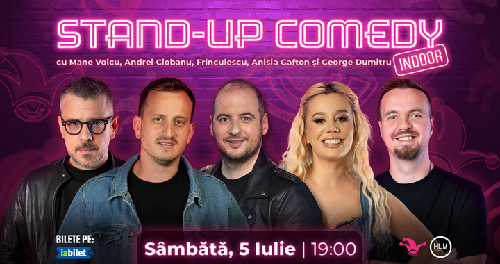 The Fool: Stand-up comedy cu Andrei Ciobanu, Mane Voicu, Frînculescu, Anisia și George Dumitru