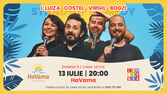 Vama Veche: Stand-up Comedy cu Costel, Virgil Ciulin, Bogzi și Ioana-Luiza