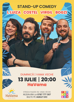 Vama Veche: Stand-up Comedy cu Costel, Virgil Ciulin, Bogzi și Ioana-Luiza