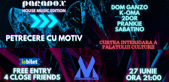 Iasi: Petrecere cu Motiv – House Music Edition