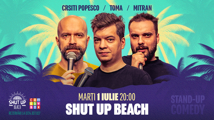 Constanta: Stand-up Comedy cu Toma, Cristi Popesco și Mitran