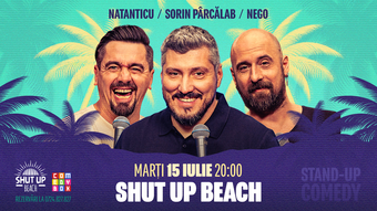 Constanta: Stand-up Comedy cu Sorin Parcalab, Natanticu si Nego