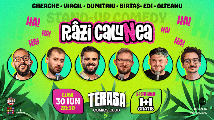 Stand-up Comedy Râzi ca luNea pe Terasa ComicsClub!