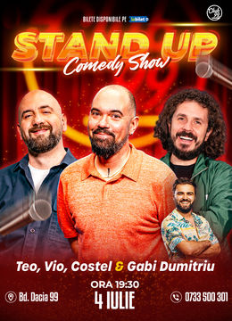 Stand up Comedy cu Teo, Vio, Costel - Gabi Dumitriu la Club99