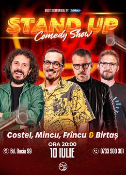 Stand-up Comdey cu Costel, Mincu, Frîncu & Birtaș la Club99
