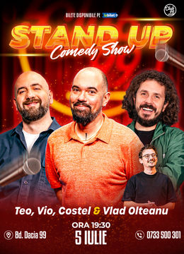 Stand up Comedy cu Teo, Vio, Costel - Vlad Olteanu la Club99