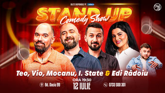 Stand-up Comedy cu Teo, Vio, Mocanu, Ioana State - Edi Rădoiu la Club99