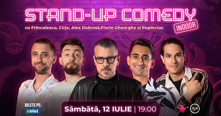 The Fool: Stand-up comedy cu Frînculescu, Cîrje, Dobrotă, Popinciuc și Florin Gheorghe