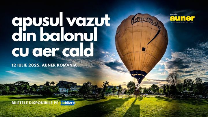 Timisoara: Apusul vazut din balonul cu aer cald