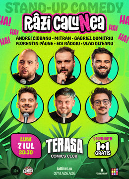 Stand-up Comedy Râzi ca luNea pe Terasa ComicsClub!