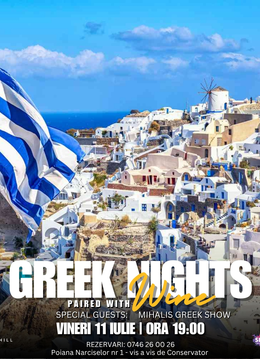 GREEK NIGHTS Paired with Wine | Special Guest: Mihalis Greek Show