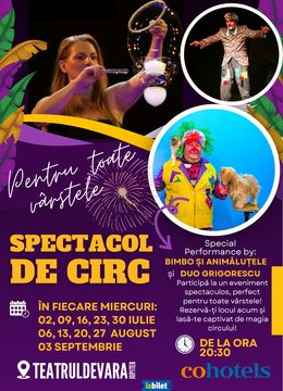 Jupiter: Spectacol de Circ pentru toata familia!