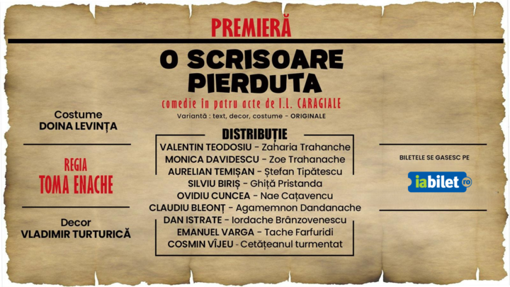 Craiova: O Scrisoare Pierduta