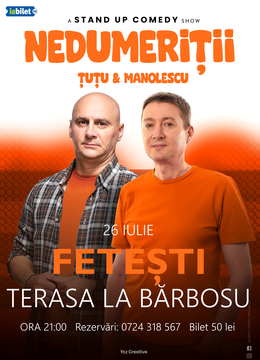 Fetesti: Stand-up Comedy - Dan Tutu si Cristi Manolescu