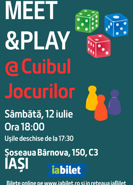 Iasi: Meet&Play @Cuibul Jocurilor