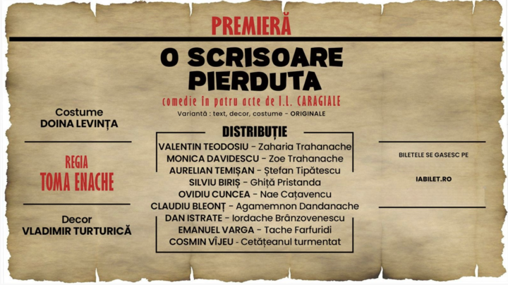 Bacau: O Scrisoare Pierduta