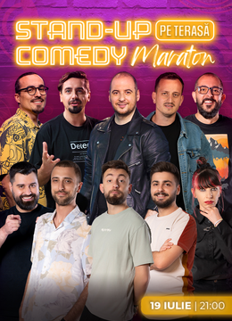 The Fool: Stand-up Comedy Maraton pe terasă cu: Natanticu, Andrei Ciobanu, Gherghe, Mincu, Mane Voicu, Cîrje, Geo Adrian, Teodora Nedelcu, Dobrotă și Edi Vacariu