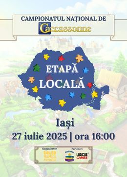 Iasi: Etapa locală de Carcassonne @ Board Games Events