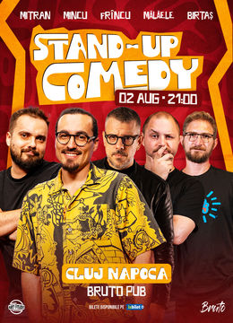 Cluj-Napoca: Mincu, Mitran, Bogdan Mălăele, Dan Birtaș, Dan Frînculescu | Stand Up Comedy Show