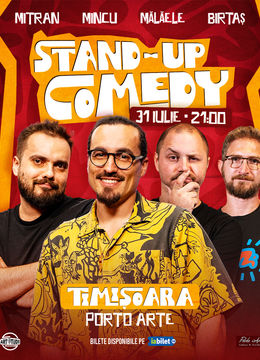 Timișoara: Mincu, Mitran, Bogdan Mălăele & Dan Birtaș | Stand Up Comedy Show