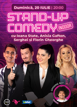 The Fool: Stand-up comedy cu Ioana State, Anisia, Serghei și Florin Gheorghe