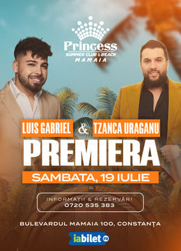 Mamaia:  Concert Tzanca Uraganu si Luis Gabriel