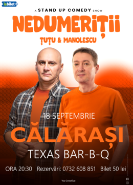 Calarasi: Stand-up Comedy - Dan Tutu si Cristi Manolescu