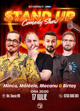 Stand-up Comedy cu Mincu, Mălăele, Mocanu & Birtaș la Club 99