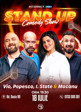 Stand-up Comedy cu Vio, Popesco, Ioana State & Mocanu la Club 99