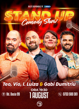 Stand-up Comedy cu Teo, Vio, Ioana Luiza & Gabi Dumitriu la Club 99
