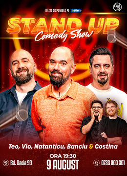 Stand-up Comedy cu Teo, Vio, Natanticu - Banciu & Tudor Costina la Club 99