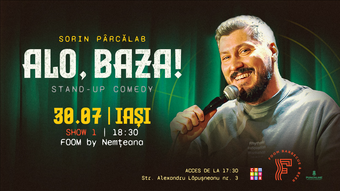 Iași: Stand-Up Comedy cu Sorin Pârcălab 