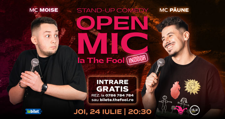 The Fool Open Mic la Terasă: MCs Moise & Păune