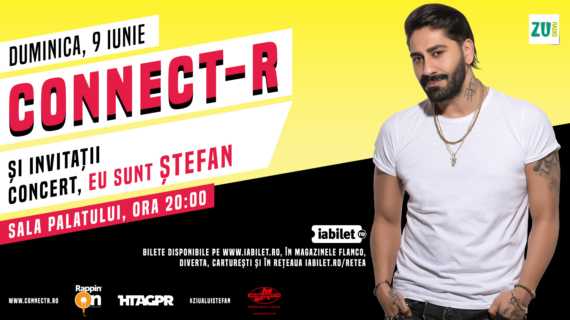 Bilete Connect R Eu Sunt ștefan 9 Iun 19 Ora 20 00 Sala