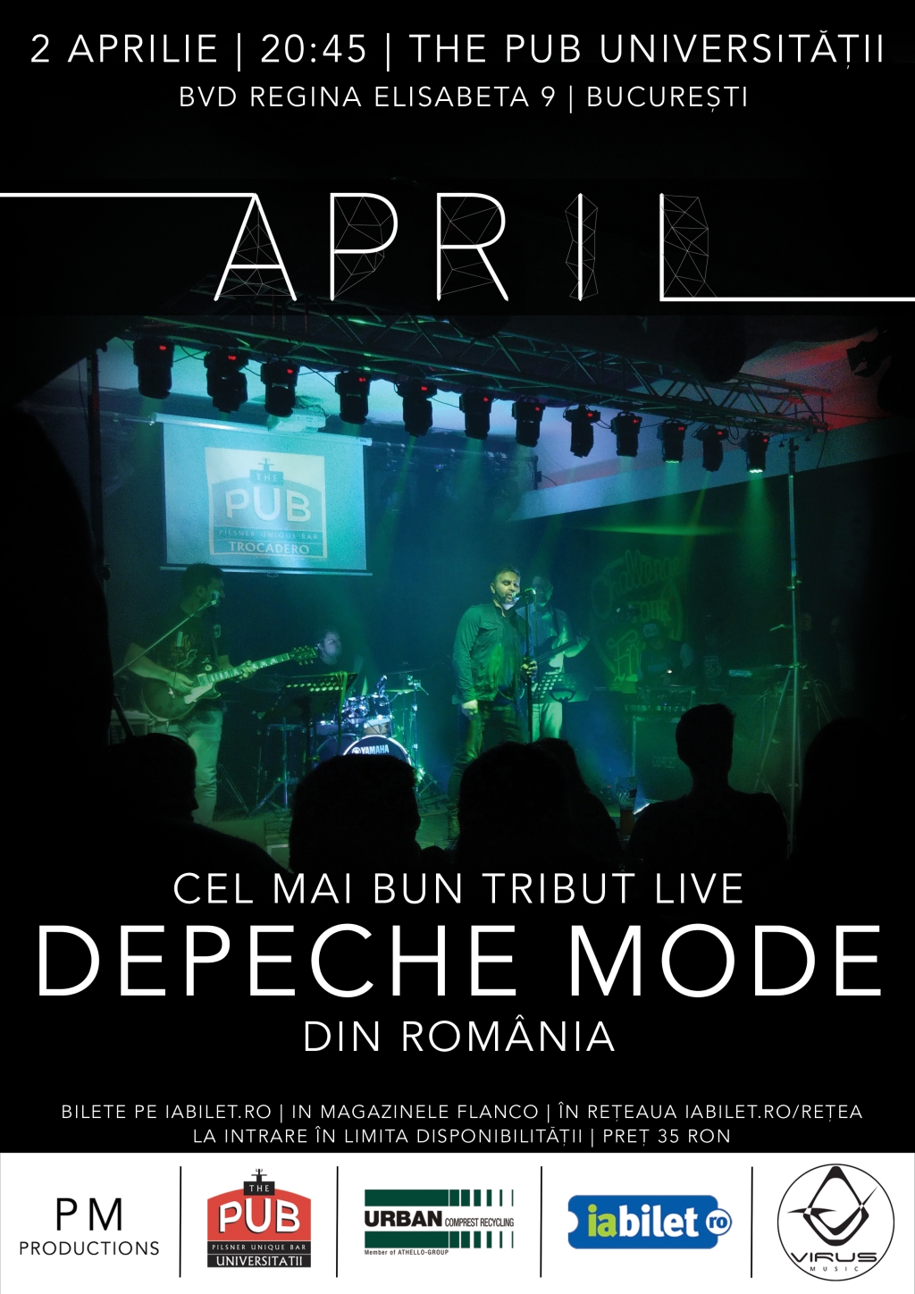 Bilete Concert Tribut Depeche Mode 2 Apr 19 20 45 The Pub Universitatii Kooltix