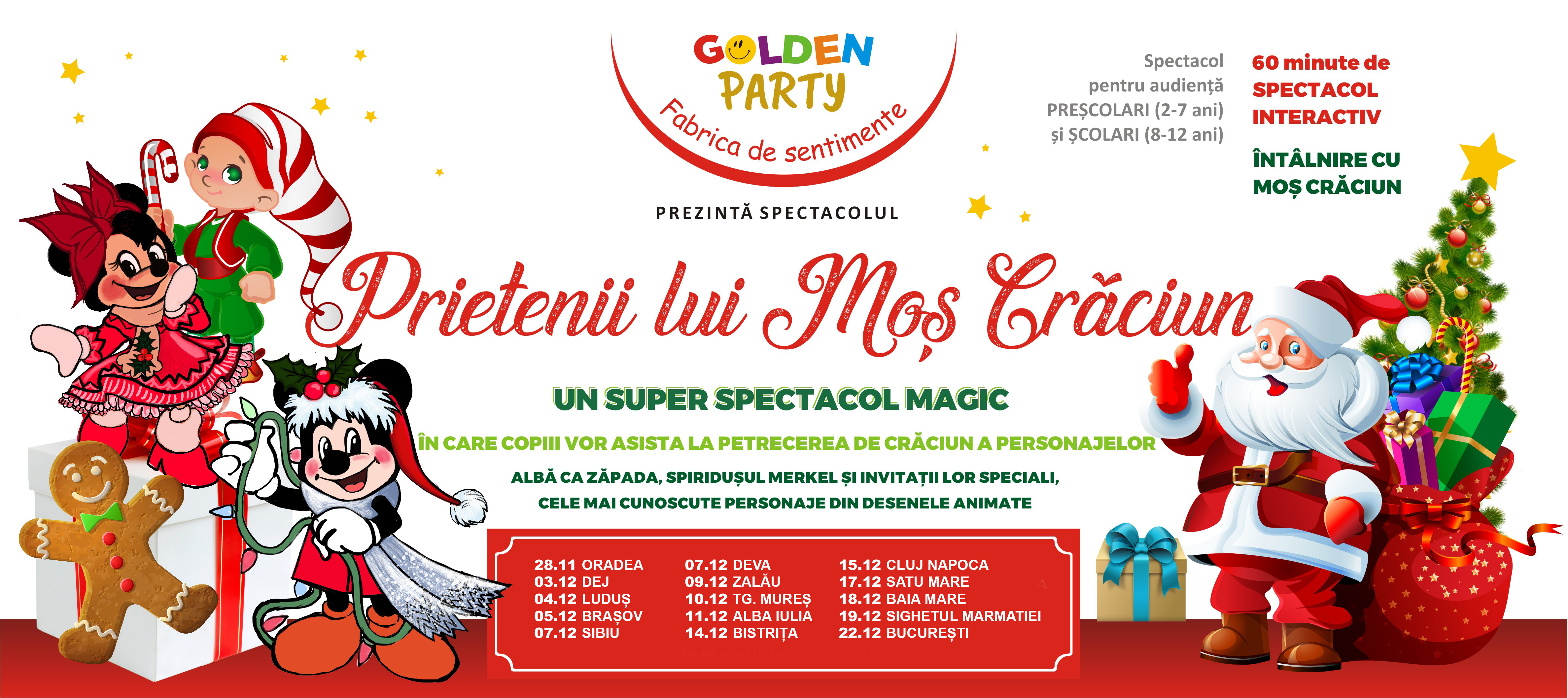 Bilete Spectacol Muzical De Craciun Pentru Copii Cu Animatori