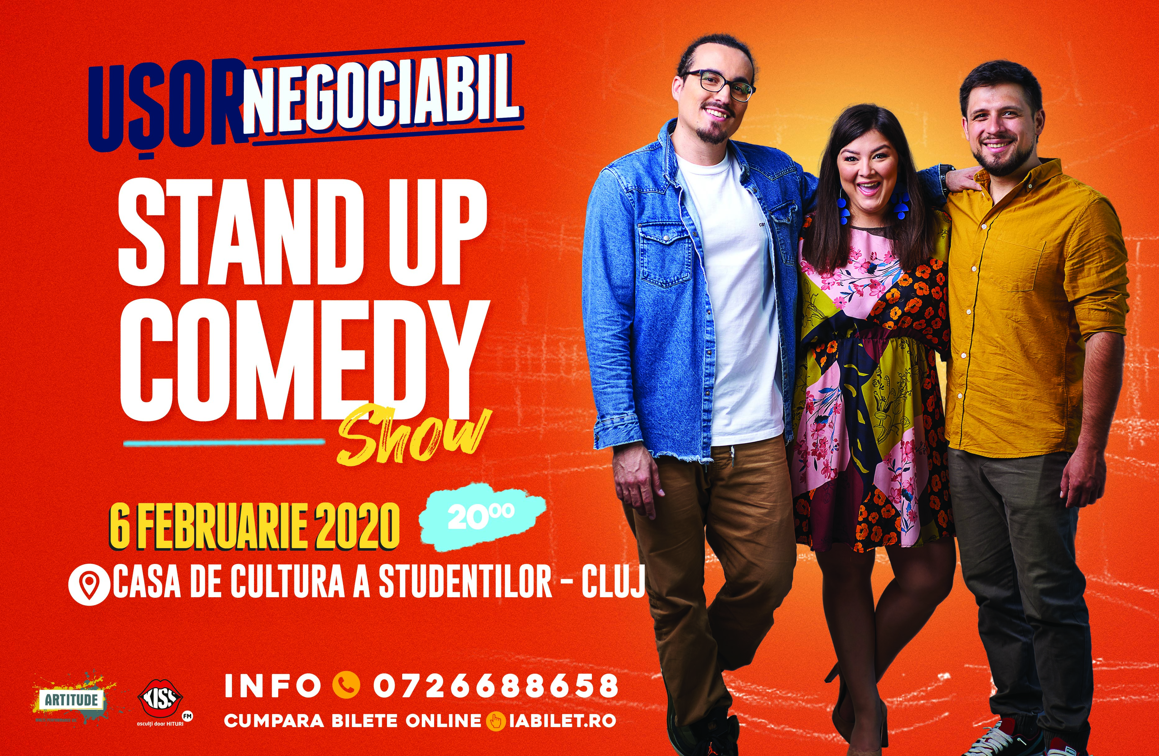 Bilete Cluj Napoca Stand Up Comedy Cu Banciu Maria Popovici Si Mincu Ușor Negociabil 6 Feb Ora 20 00 Casa De Cultura A Studentilor Iabilet Ro