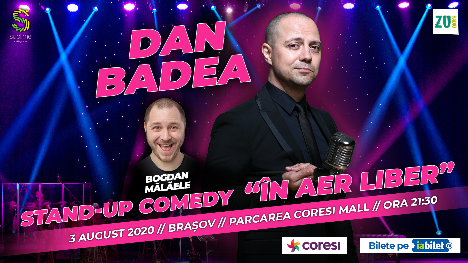 Bilete Brasov Dan Badea Stand Up Comedy In Aer Liber 3 Aug